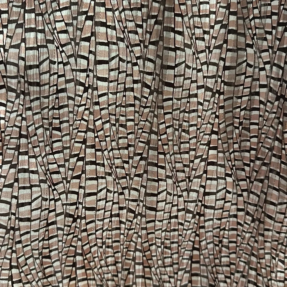 Reiss button down patterned top - Picture 2 of 10